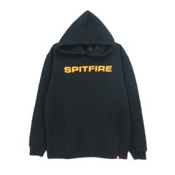 SPITFIRE HOOD スピットファイヤー パーカー CLASSIC 87 BLACK/GOLD/RED スケートボード スケボー