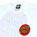 SANTA CRUZ T-SHIRT サンタクルーズ Tシャツ CLASSIC DOT CHEST WHITE スケートボード スケボー 2