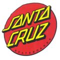 SANTA CRUZ T-SHIRT サンタクルーズ Tシャツ CLASSIC DOT CHEST WHITE スケートボード スケボー 3