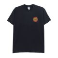 SANTA CRUZ T-SHIRT サンタクルーズ Tシャツ CLASSIC DOT CHEST BLACK スケートボード スケボー 1