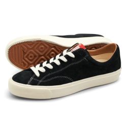 LAST RESORT AB SHOES ラストリゾートエービー シューズ スニーカー VM003 SUEDE LO BLACK/WHITE スケートボード スケボー 1