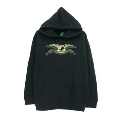 ANTIHERO HOOD アンチヒーロー パーカー BASIC EAGLE BLACK/OFF WHITE スケートボード スケボー