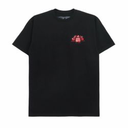 ANTIHERO T-SHIRT アンチヒーロー Tシャツ CURB CITY BLACK スケートボード スケボー