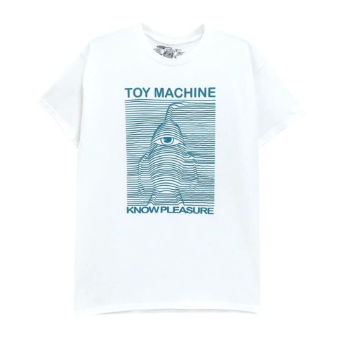 TOY MACHINE T-SHIRT トイマシーン Tシャツ TOY DIVISION WHITE スケートボード スケボー