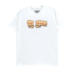 TOY MACHINE T-SHIRT トイマシーン Tシャツ FISTS WHITE スケート