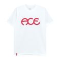 ACE T-SHIRT エース Tシャツ RINGS WHITE スケートボード スケボー