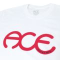 ACE T-SHIRT エース Tシャツ RINGS WHITE スケートボード スケボー 1