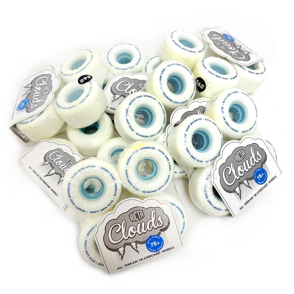 【アウトレット価格 7,260円 → 2,990円】 RICTA WHEEL リクタ ソフトウィール（クルーザー） CLOUDS（87A） 56mm スケートボード スケボー 2