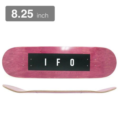 IFO DECK アイエフオーデッキ TEAM SYMBOL WOOD RED 8.25