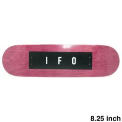 IFO DECK アイエフオーデッキ TEAM SYMBOL WOOD RED 8.25 スケートボード スケボー