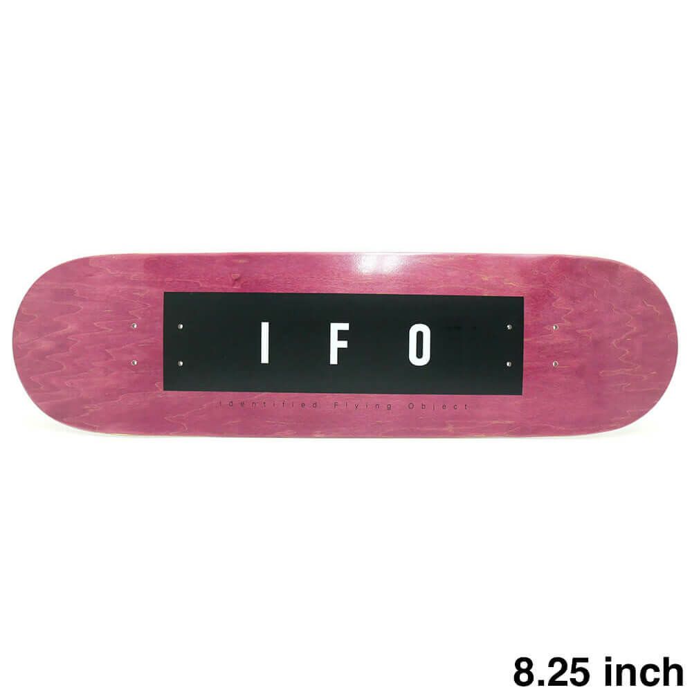 IFO DECK アイエフオーデッキ TEAM SYMBOL WOOD RED 8.25 スケートボード スケボー