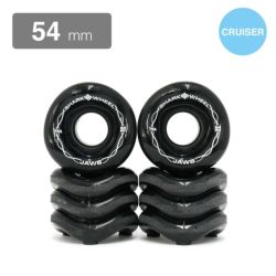 SHARK WHEEL シャークウィール ソフトウィール（クルーザー） JAWS（78A） BLACK/BLACK 54mm スケートボード スケボー