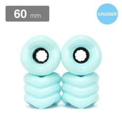 SHARK WHEEL シャークウィール ソフトウィール（クルーザー） CALIFORNIA ROLL（78A） ICE BLUE 60mm スケートボード スケボー