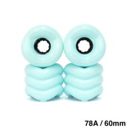 SHARK WHEEL シャークウィール ソフトウィール（クルーザー） CALIFORNIA ROLL（78A） ICE BLUE 60mm スケートボード スケボー
