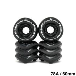 SHARK WHEEL シャークウィール ソフトウィール（クルーザー） CALIFORNIA ROLL LINE LOGO（78A） BLACK 60mm スケートボード スケボー