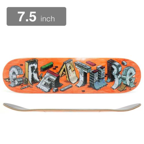 CREATURE DECK クリーチャー デッキ TEAM SLAB DIY 7.5 スケートボード