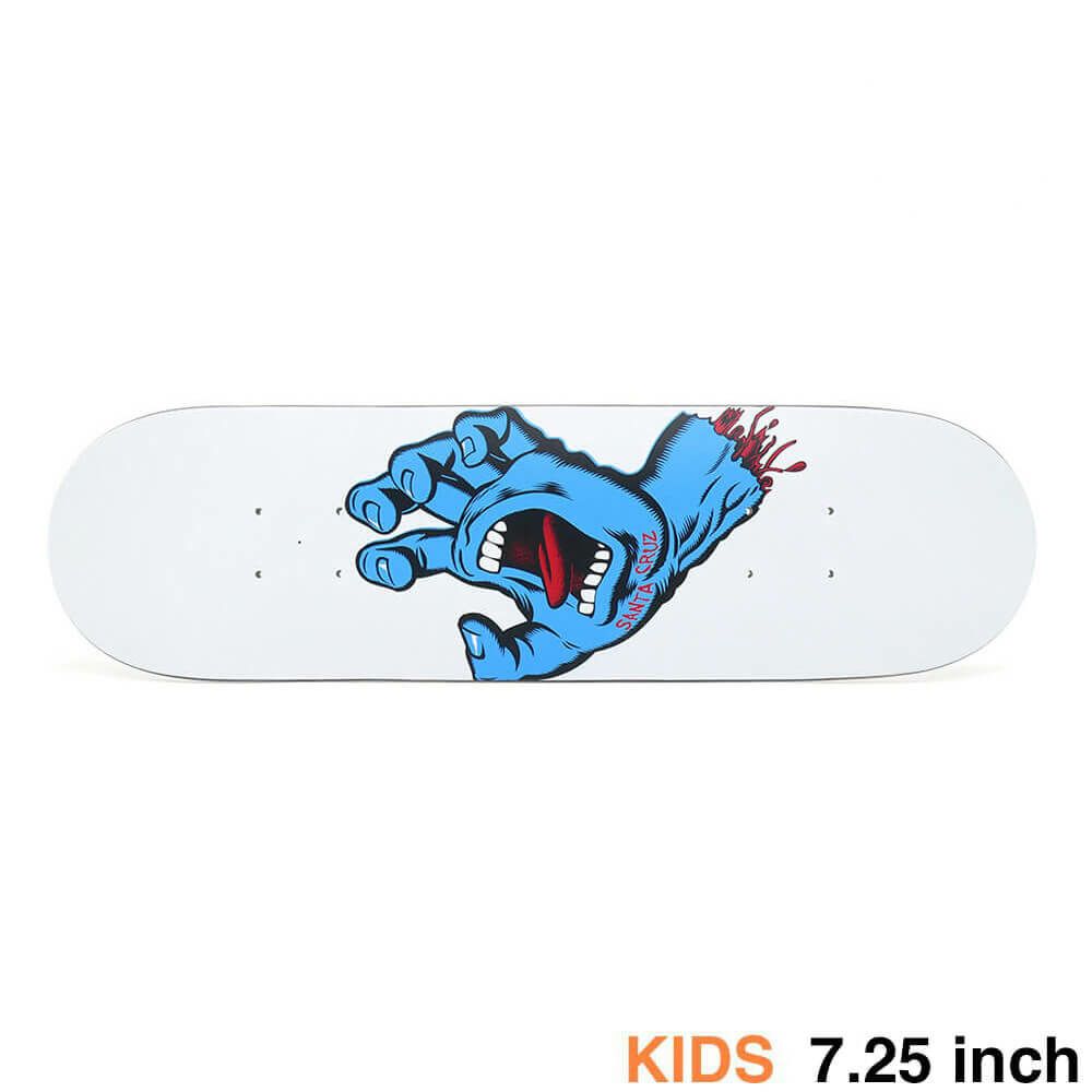 SANTA CRUZ DECK サンタクルーズ デッキ（子供用） TEAM SCREAMING HAND WHITE 7.25 スケートボード スケボー