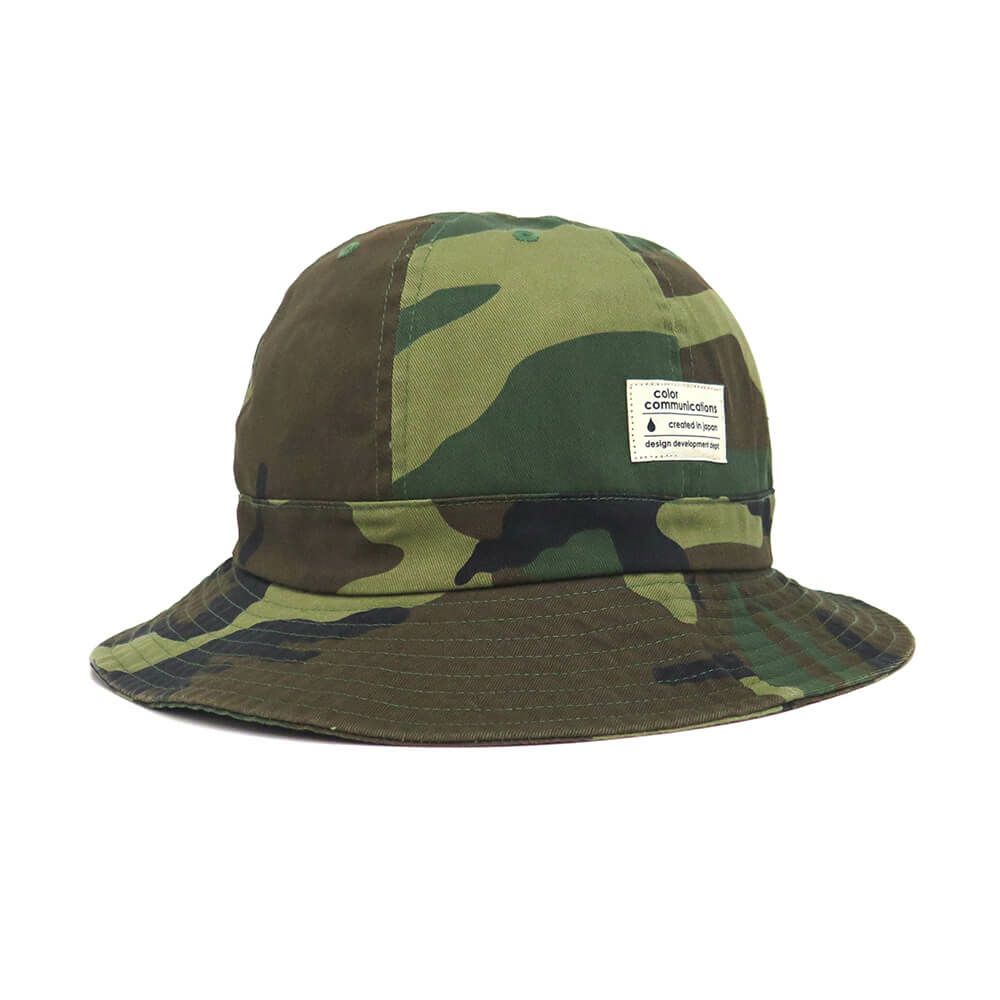 COLOR COMMUNICATIONS HAT カラーコミュニケーションズ ハット COTTON TAG METRO WOODLAND CAMO スケートボード スケボー