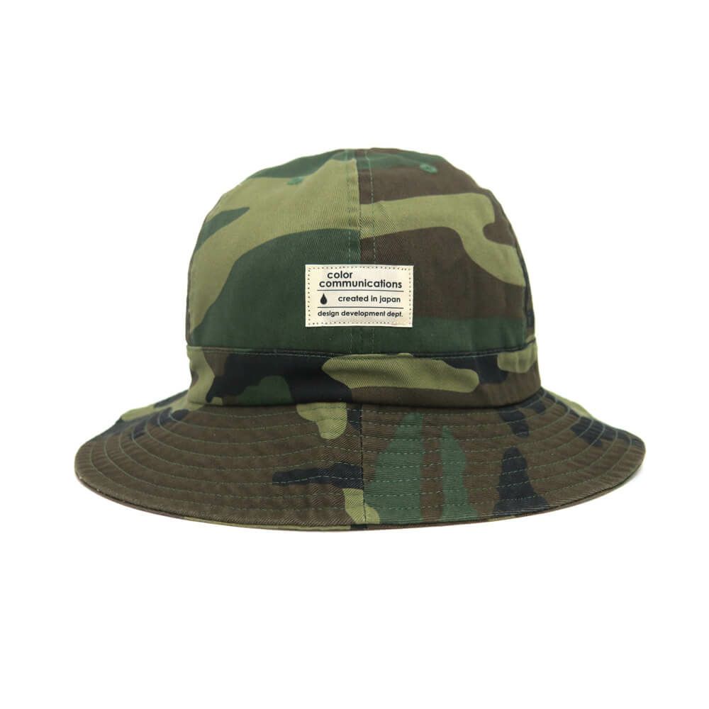 COLOR COMMUNICATIONS HAT カラーコミュニケーションズ ハット COTTON TAG METRO WOODLAND CAMO スケートボード スケボー 1