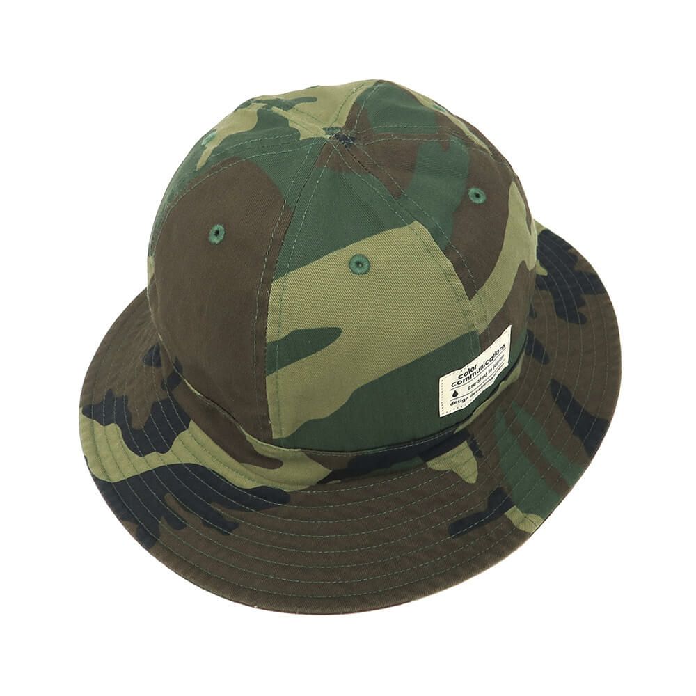 COLOR COMMUNICATIONS HAT カラーコミュニケーションズ ハット COTTON TAG METRO WOODLAND CAMO スケートボード スケボー 2