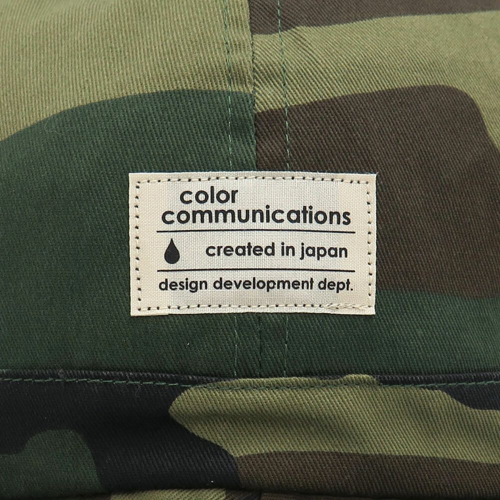 COLOR COMMUNICATIONS HAT カラーコミュニケーションズ ハット COTTON TAG METRO WOODLAND CAMO スケートボード スケボー 4