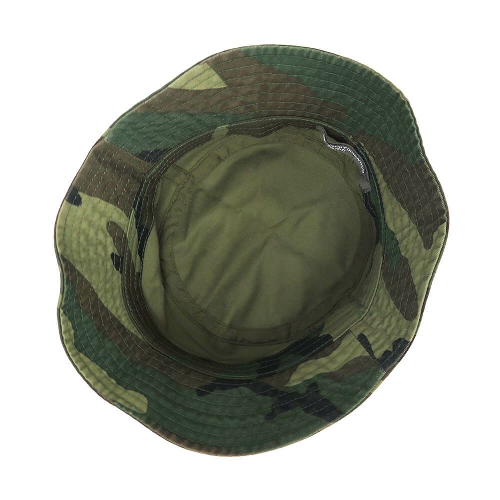 COLOR COMMUNICATIONS HAT カラーコミュニケーションズ ハット COTTON TAG BUCKET WOODLAND CAMO スケートボード スケボー 3