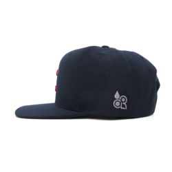 COLOR COMMUNICATIONS CAP カラーコミュニケーションズ キャップ BBC SNAPBACK SPOT NAVY/RED スケートボード スケボー 2