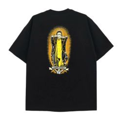 HARD LUCK T-SHIRT ハードラック Tシャツ LADY G GOLD BLACK スケートボード スケボー 