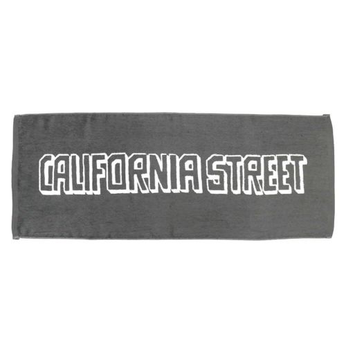【購入金額 20,000円 以上で 1円】CALIFORNIA STREET TOWEL カリフォルニアストリート タオル ESOW BLOCK LOGO GREY スケートボード スケボー