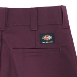 DICKIES SKATEBOARDING PANTS ディッキーズ スケートボーディング パンツ ジーンズ REGULAR FIT TWILL PANTS MAROON スケートボード スケボー 4