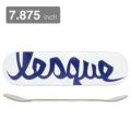 LESQUE DECK レスケ デッキ TEAM LOGO WHITE/NAVY 7.875 スケートボード スケボー