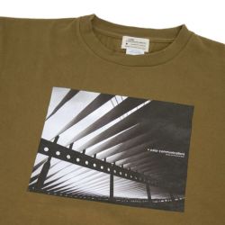  COLOR COMMUNICATIONS T-SHIRT カラーコミュニケーションズ Tシャツ WALL PHOTO OLIVE スケートボード スケボー 1