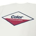 COLOR COMMUNICATIONS T-SHIRT カラーコミュニケーションズ Tシャツ DIAMOND INK 2 LIGHT BEIGE スケートボード スケボー 3