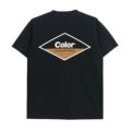 COLOR COMMUNICATIONS T-SHIRT カラーコミュニケーションズ Tシャツ DIAMOND INK 2 BLACK スケートボード スケボー 