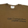 COLOR COMMUNICATIONS T-SHIRT カラーコミュニケーションズ Tシャツ PAINT COMPANY OLIVE スケートボード スケボー 1