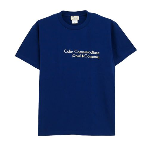 COLOR COMMUNICATIONS T-SHIRT カラーコミュニケーションズ Tシャツ PAINT COMPANY INDIGO スケートボード スケボー 