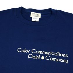 COLOR COMMUNICATIONS T-SHIRT カラーコミュニケーションズ Tシャツ PAINT COMPANY INDIGO スケートボード スケボー 1