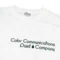 COLOR COMMUNICATIONS T-SHIRT カラーコミュニケーションズ Tシャツ PAINT COMPANY WHITE スケートボード スケボー 1