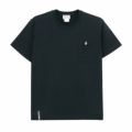 COLOR COMMUNICATIONS T-SHIRT カラーコミュニケーションズ Tシャツ DRIP EMB POCKET HEAVY BLACK 刺繍ロゴ スケートボード スケボー 