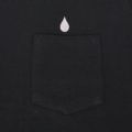COLOR COMMUNICATIONS T-SHIRT カラーコミュニケーションズ Tシャツ DRIP EMB POCKET HEAVY BLACK 刺繍ロゴ スケートボード スケボー 2