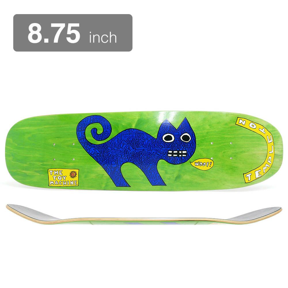 TOY MACHINE DECK トイマシーン デッキ ED TEMPLETON CAT GREEN STAIN 8.75 スケートボード スケボー