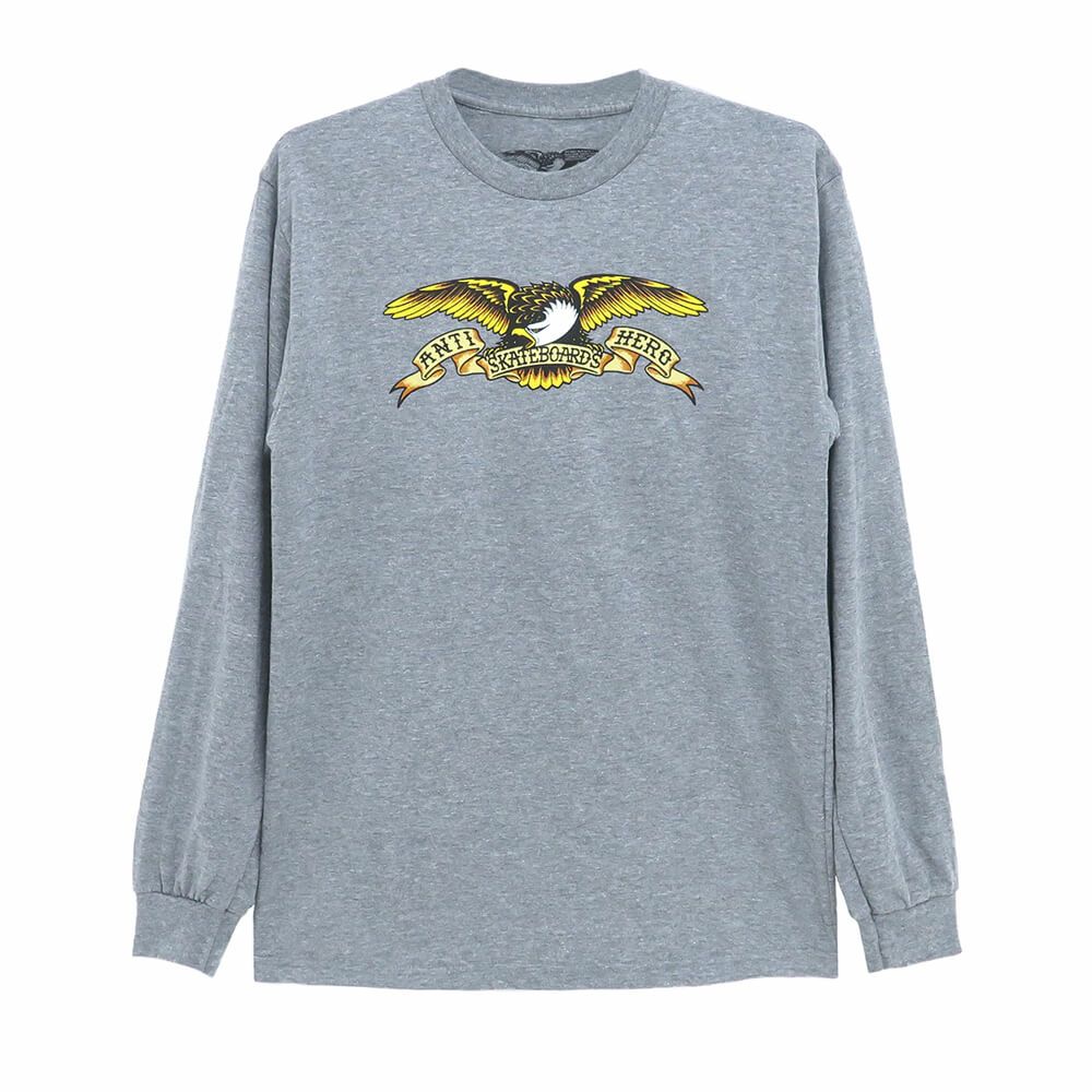 ANTIHERO LONG SLEEVE アンチヒーロー ロングスリーブTシャツ EAGLE GRAPHITE スケートボード スケボー 