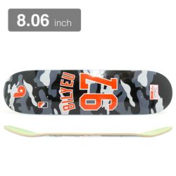 DGK DECK ディージーケー デッキ KEVIN BILYEU MAJOR LEAGUE ORANGE 8.06 スケートボード スケボー