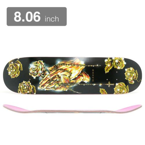 DGK DECK ディージーケー デッキ TEAM BLESSED BLACK GOLD 8.06