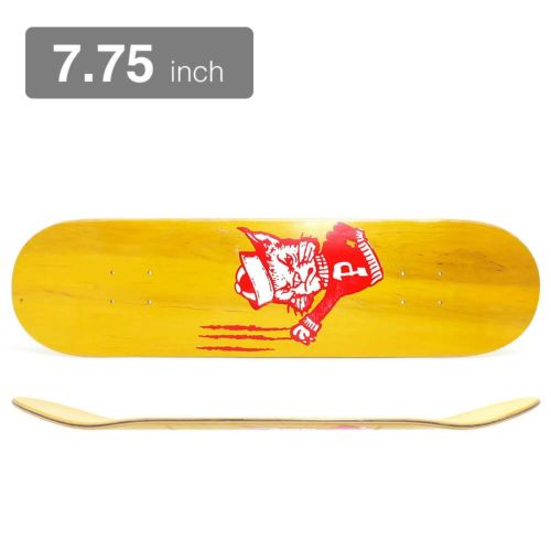 PIZZA DECK ピザ デッキ TEAM SCRATCH YELLOW STAIN 7.75 スケートボード スケボー