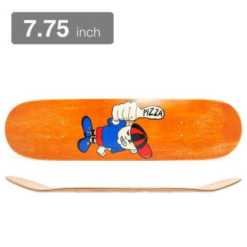 PIZZA DECK ピザ デッキ TEAM THUMB ORANGE STAIN 7.75 スケートボード スケボー