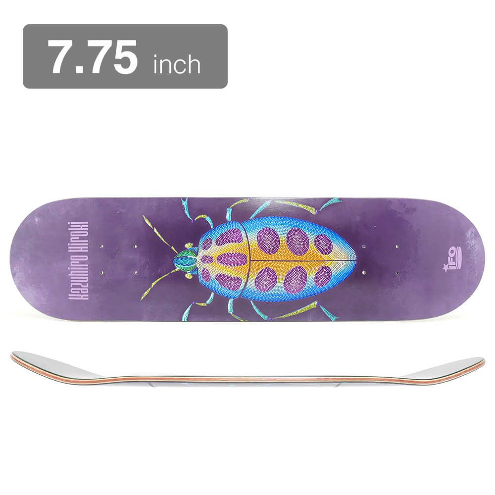 IFO DECK アイエフオーデッキ KAZUHIRO HIROKI INSECT 7.75 FIBERSTEPS スケートボード スケボー