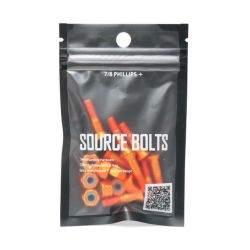 SOURCE BOLT ソース ボルト PHILLIPS + HARDWARE（プラス） PLATING ORANGE 7/8インチ スケートボード スケボー