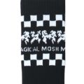 MAGICAL MOSH MISFITS SOCKS マジカルモッシュミスフィッツ ソックス 靴下 MXMXM CHECKER SOX BLACK スケートボード スケボー 4