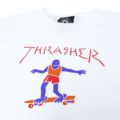 THRASHER T-SHIRT スラッシャー Ｔシャツ GONZ FILL（US企画） WHITE スケートボード スケボー 1